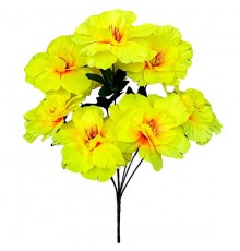 Искусственные цветы букет гибискуса 8-ка, 44см