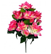 Искусственные цветы букет роза Парад, 61см