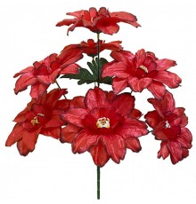 Искусственные цветы букет клематиса, 44см