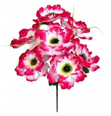 Искусственные цветы букет пионов атласных, 47см