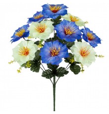 Искусственные цветы букет далия атлас 11-ка, 52см