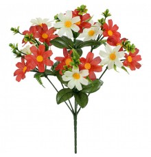Искусственные цветы букет ромашек Россыпь, 35см