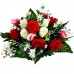 Искусственные цветы букет микс розы, каллы, мелкоцвет, 56см