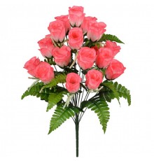 Искусственные цветы букет бутонов роз Великан, 63см