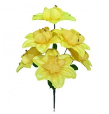Искусственные цветы букет нарциссов, 38см
